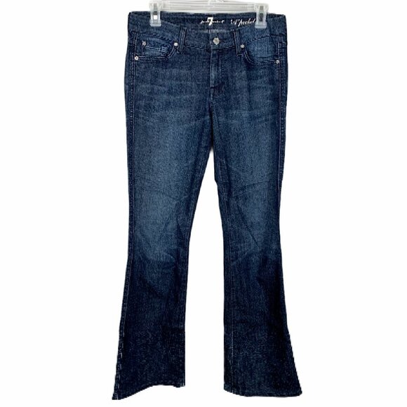 7 For All Mankind Jeans Size 28 A Pocket w Bling - Picture 1 of 12